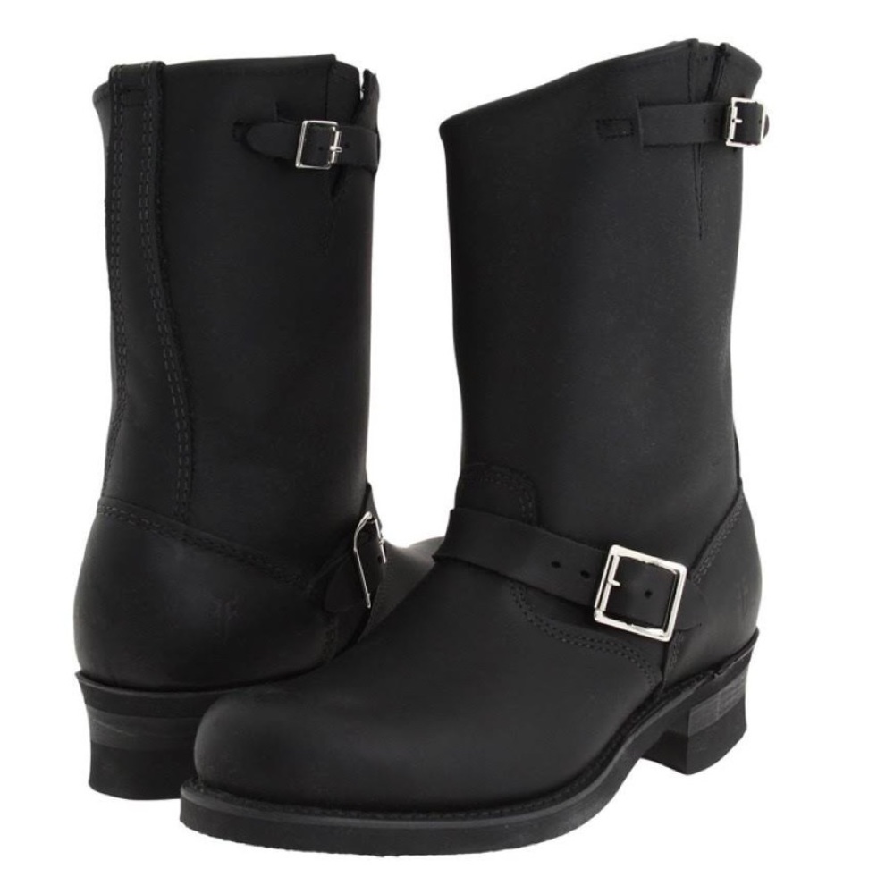 COPY - Frye Engineer 12r Black Boots